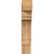 Ekena Millwork Merced Block Rough Sawn Bracket, Western Red Cedar, 4"W x 14"D x 22"H BKT04X14X22MRC05RWR - alternate 2